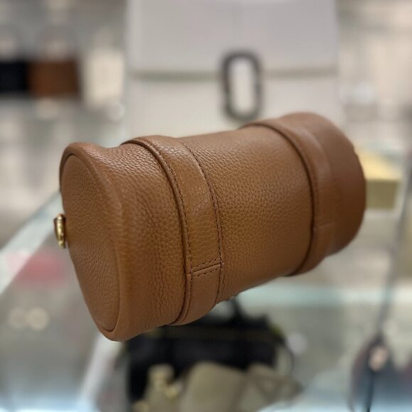 NWT!NEW!Marc Jacobs Mini Duffle Bag -Argan Oil Brown Pebble Leather Women - Picture 6 of 12